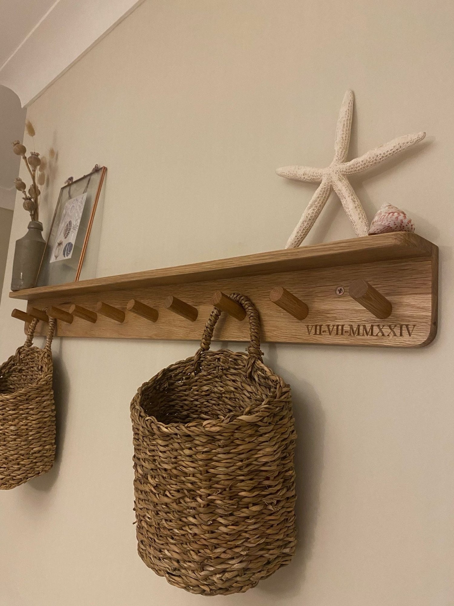 Peg Rail & Coat Hooks